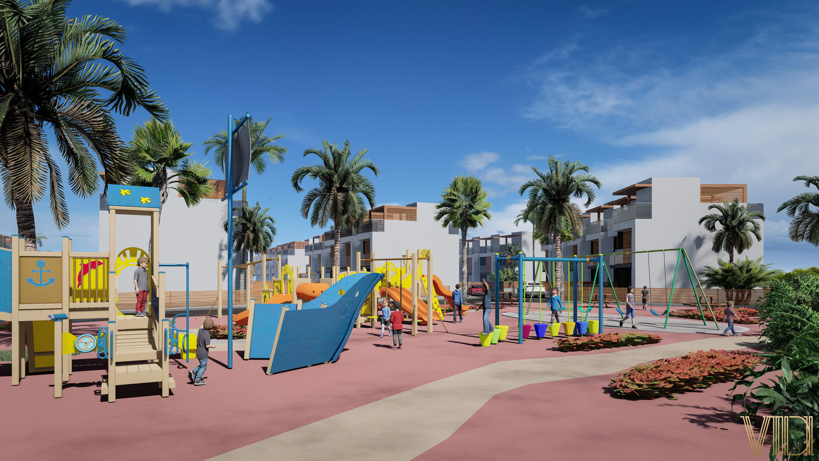 Визуализация Посёлка в г.Сочи