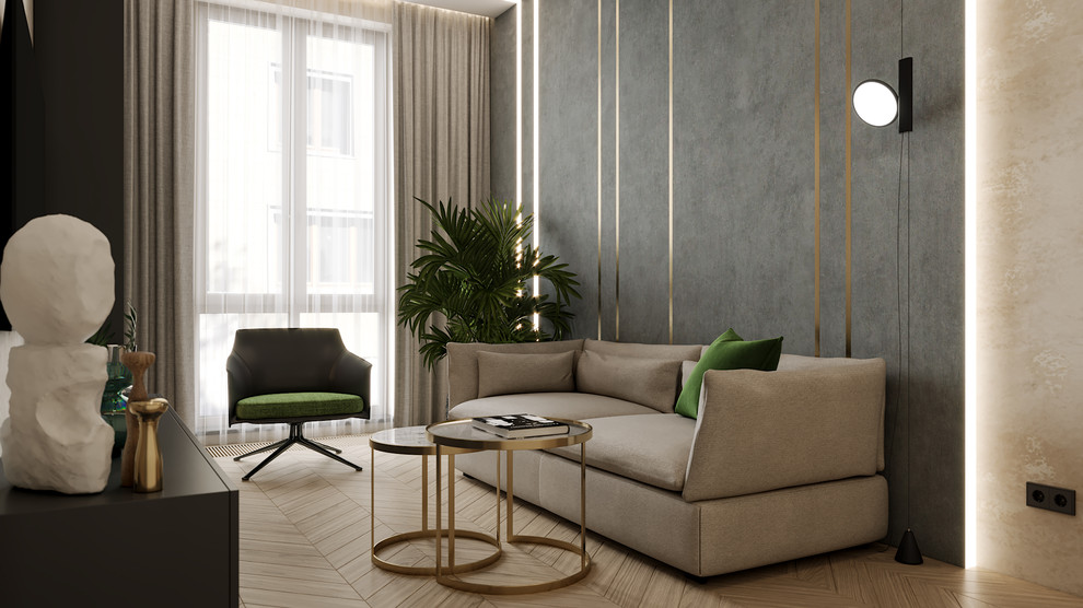 Роскошь в трехкомнатной квартире в ЖК  "Смольный Парк"