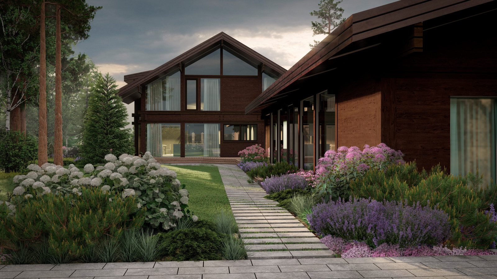 Визуализация Репино парк