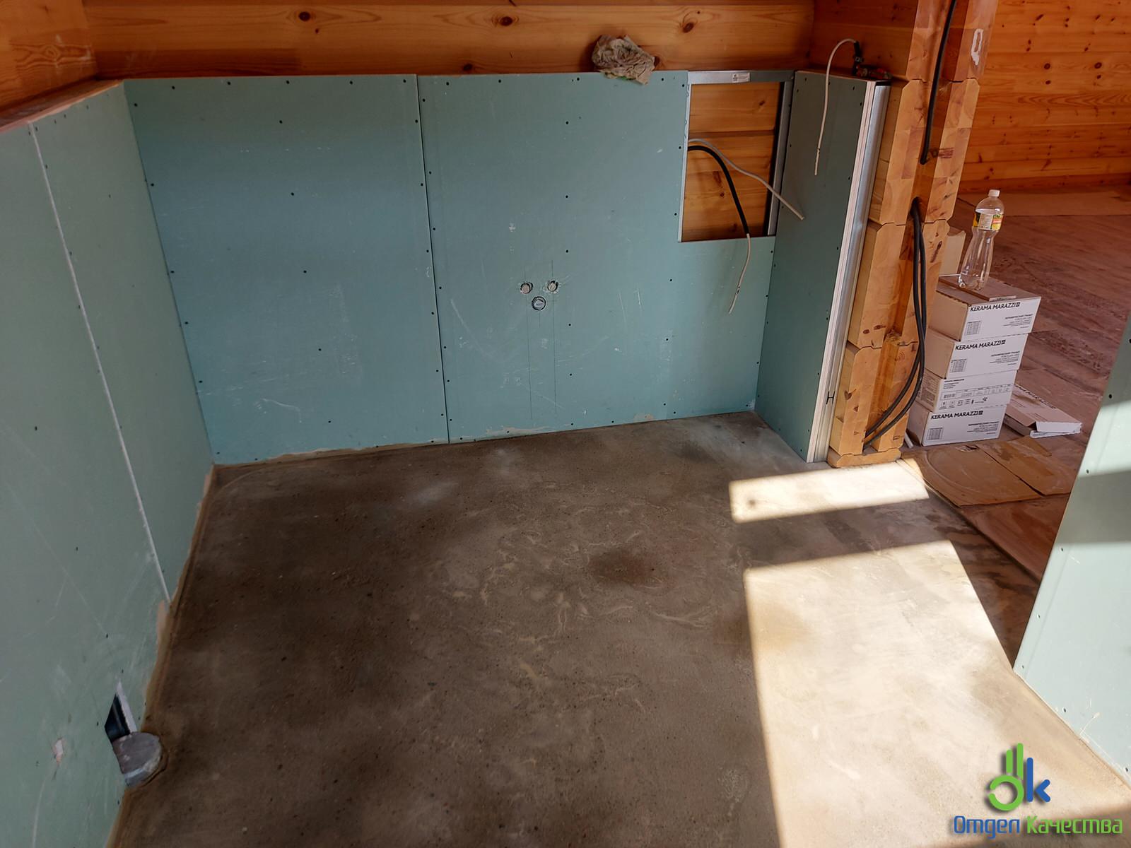 Шлифовка (корректировка) существующей стяжки пола