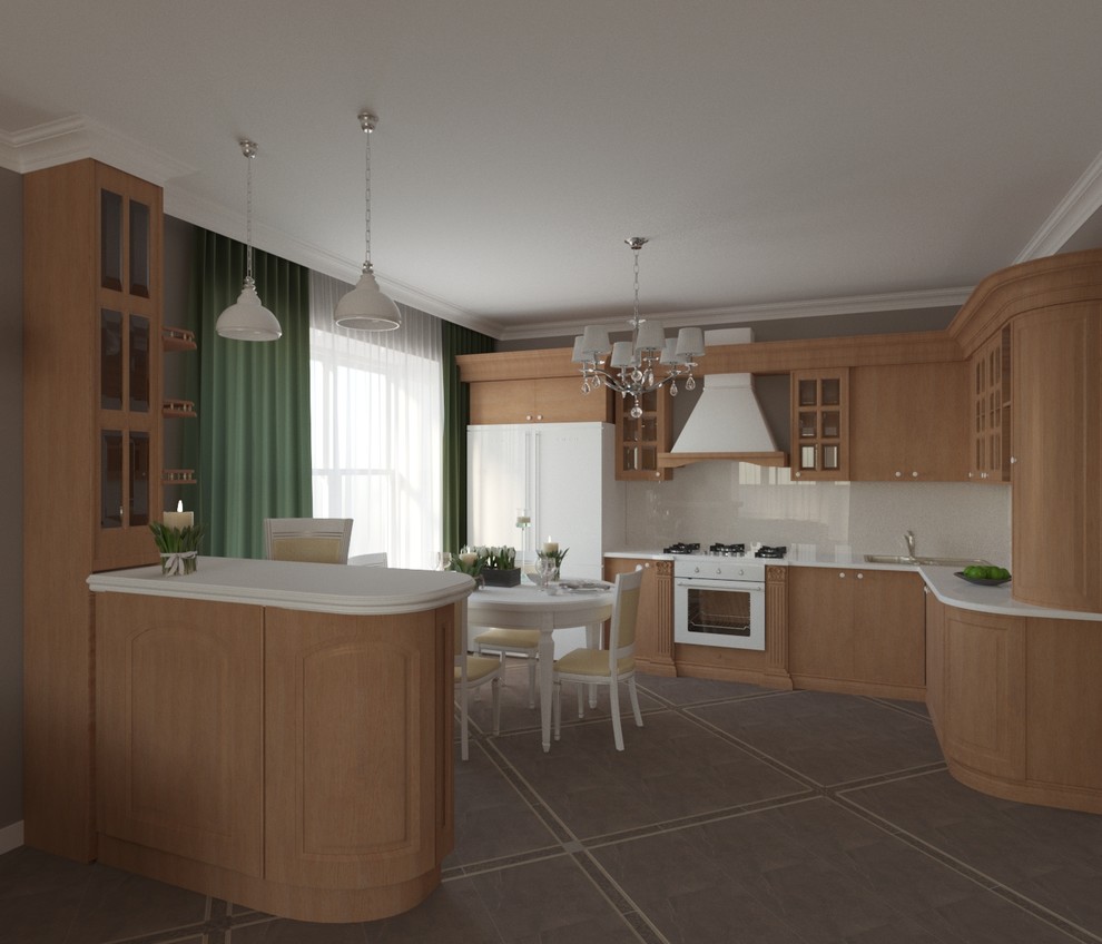 Обложка проекта: Кухня-гостиная