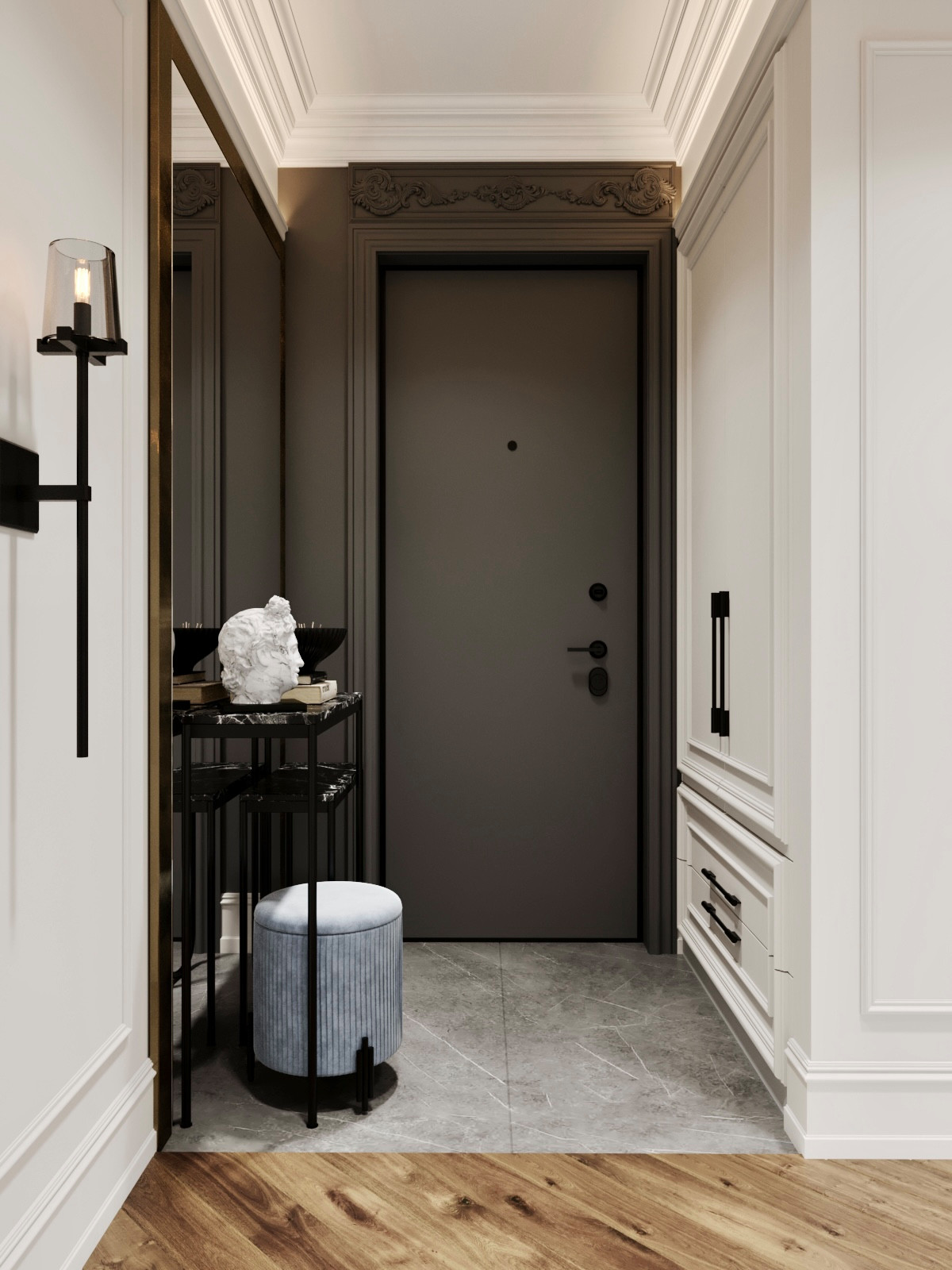 Квартира для сына дизайнера с хорошим вкусом. Вариант 2