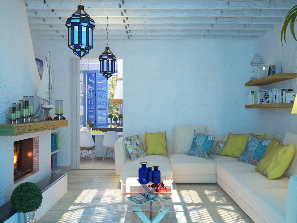 Mediterranean style house in Simferopol