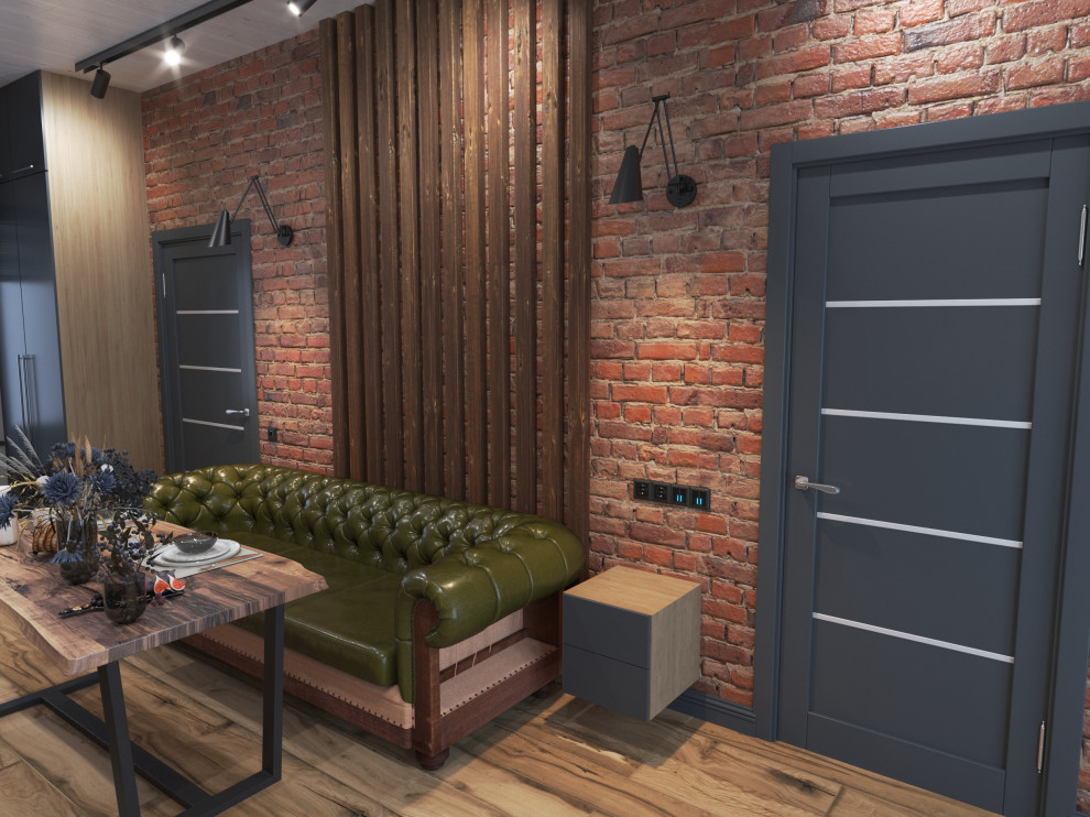 Дизайн проект кухня-гостиная