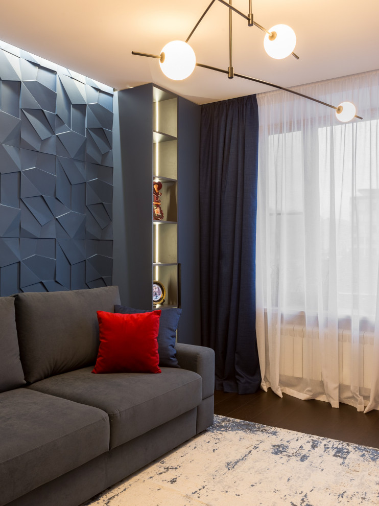 Синий, синий иней... на Ленинском (фото)