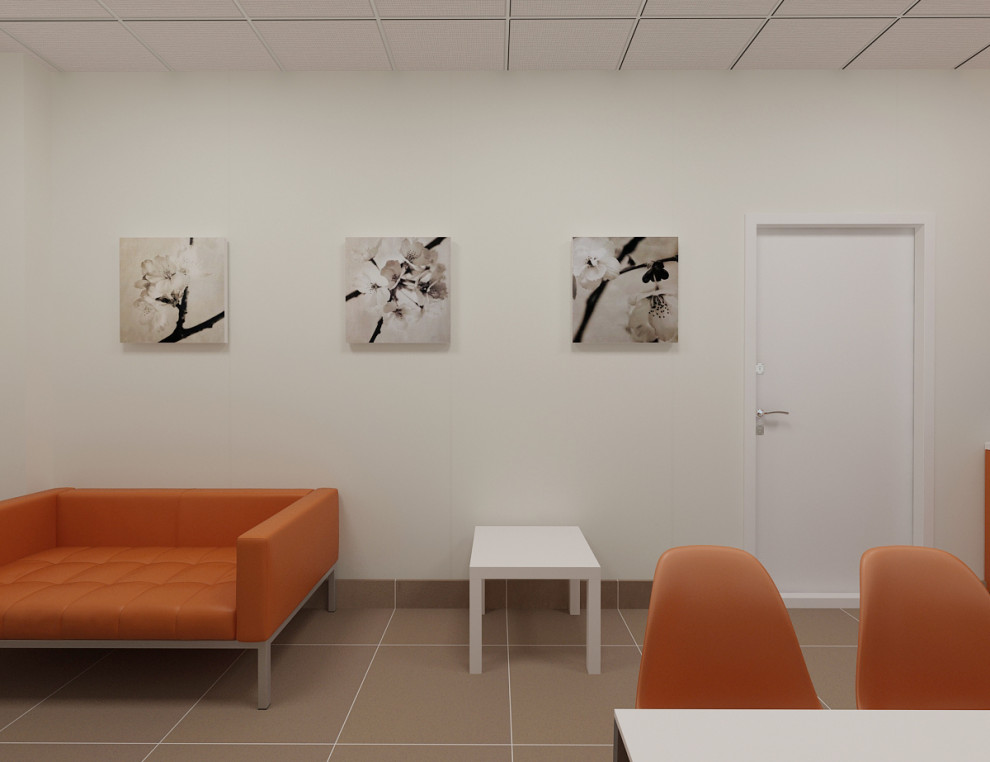 Дизайн-проект отделения ПАО Сбербанка Омская обл. г. Муромцево