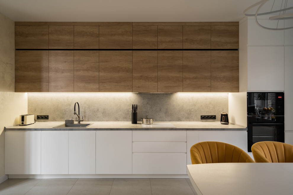 Кухня с подсветкой