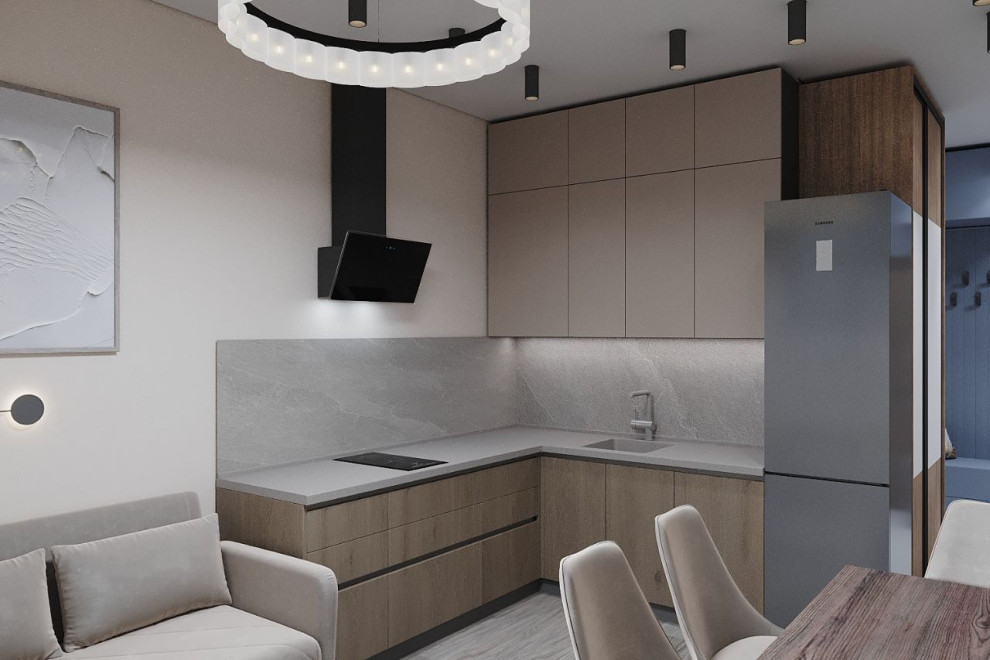 Обложка проекта: ЖК «Тополя», квартира 37 кв м.  Квартира под сдачу.