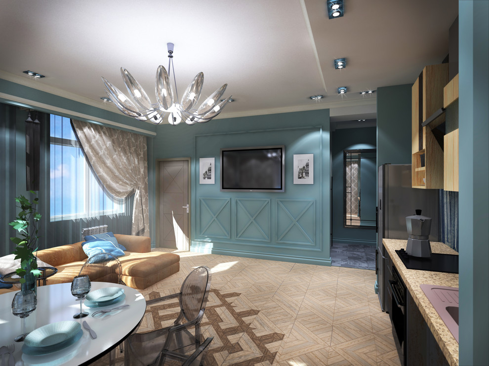 дизайн двухкомнатной квартиры в Домбае