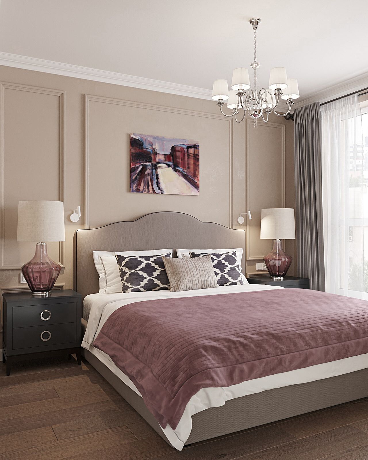 Современный интерьер с классическими элементами