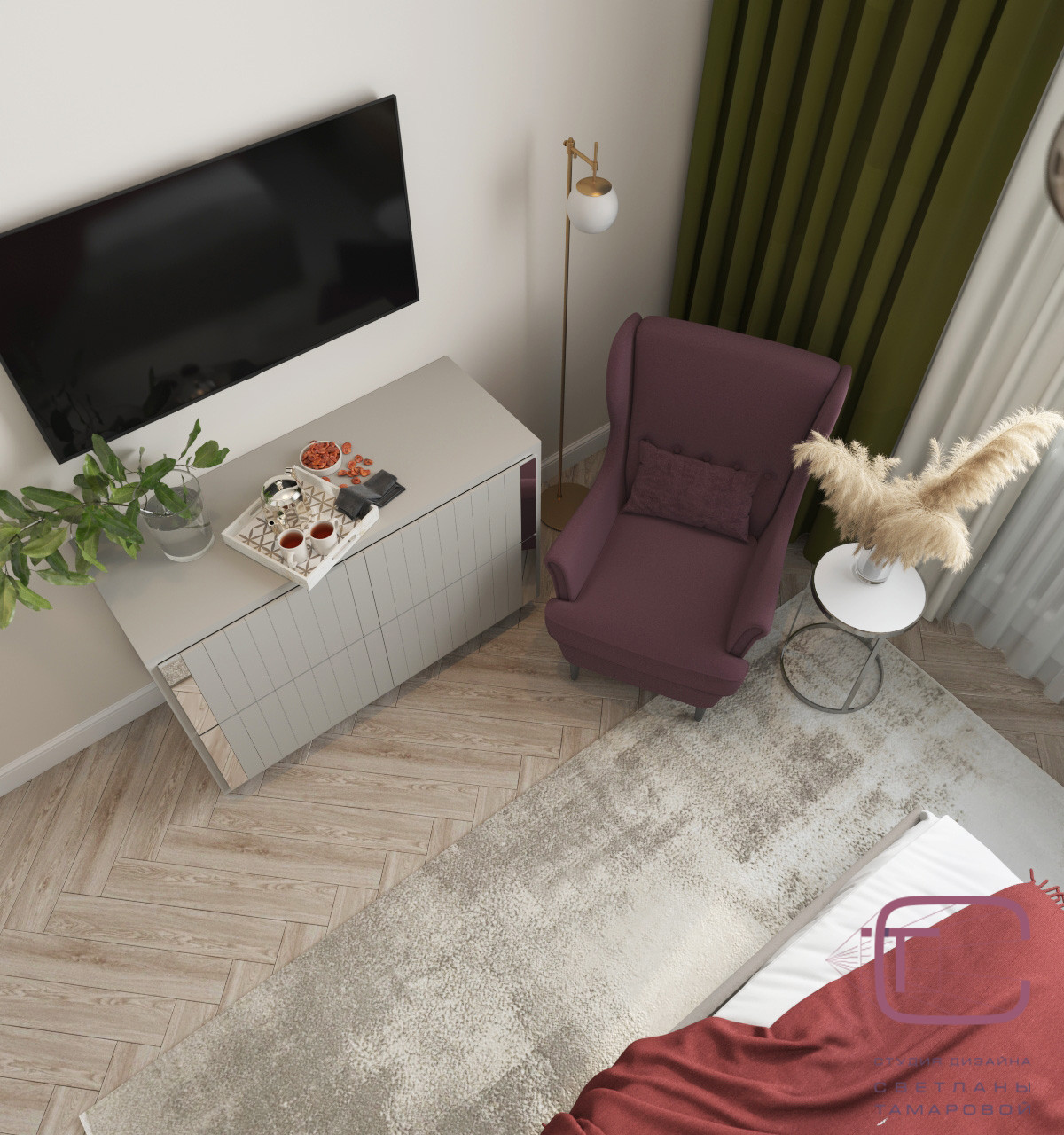 Интерьер частного дома в КП Заря-1