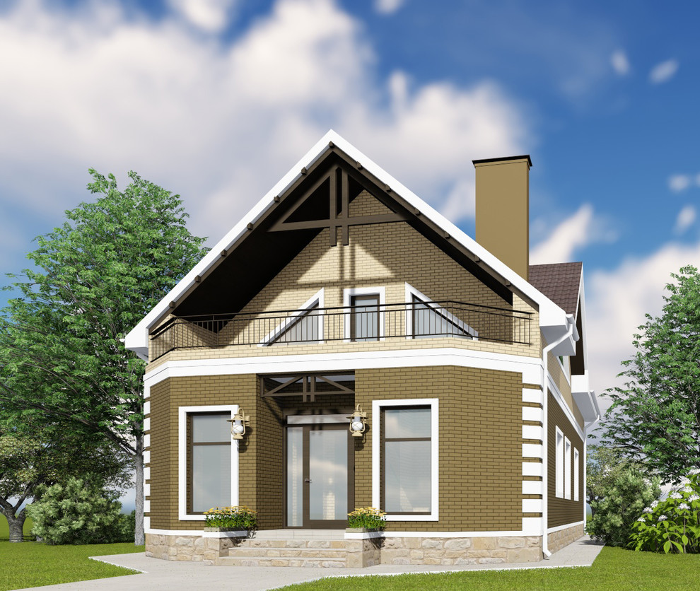 Обложка проекта: Индивидуальный жилой дом / Individual house with the mansard floor