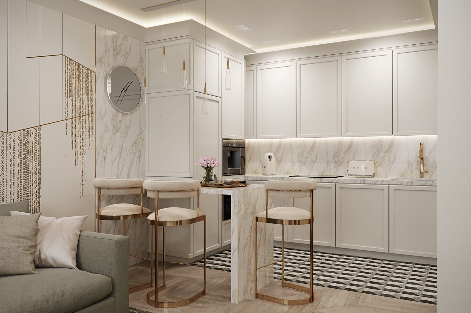 Квартира для девушки.