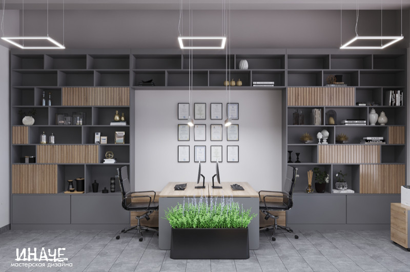 Дизайн-проект офисного пространства "Упаковка для всех"