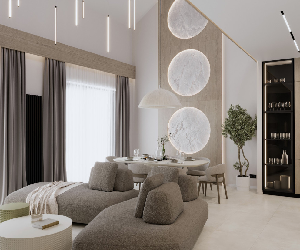 Проект загородного дома, современный стиль