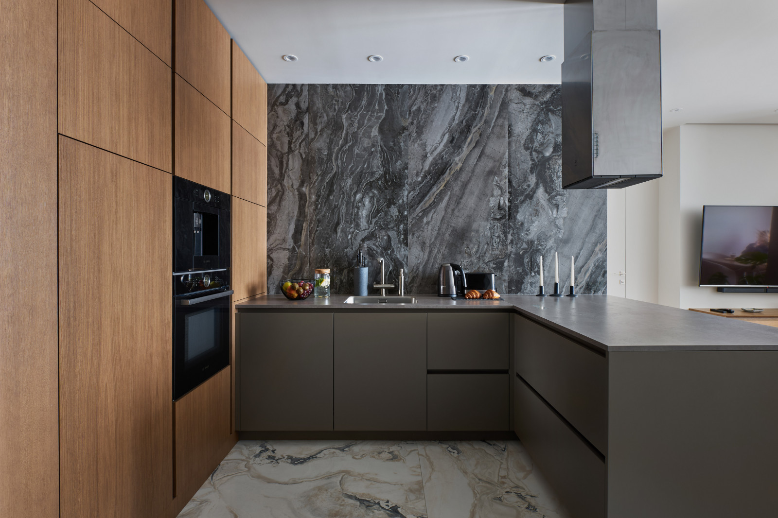 Квартира в Минске с необычной кухней