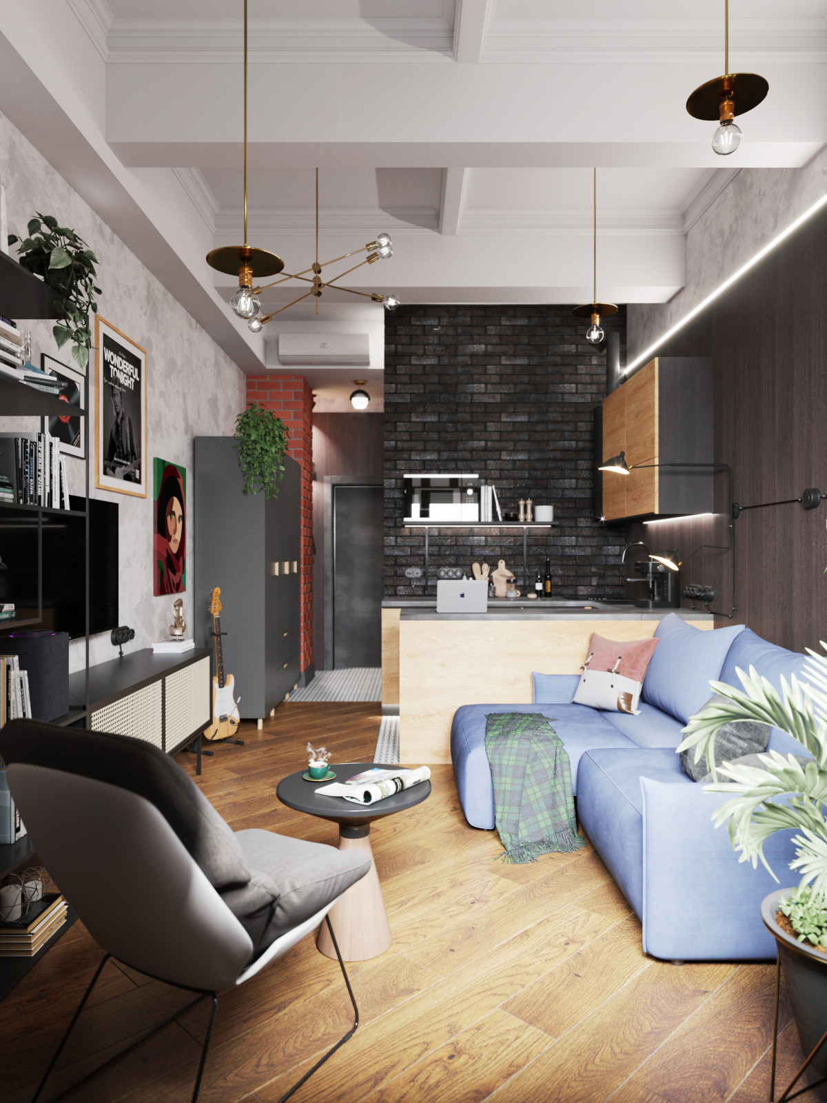 маленькая квартира в Loft FM