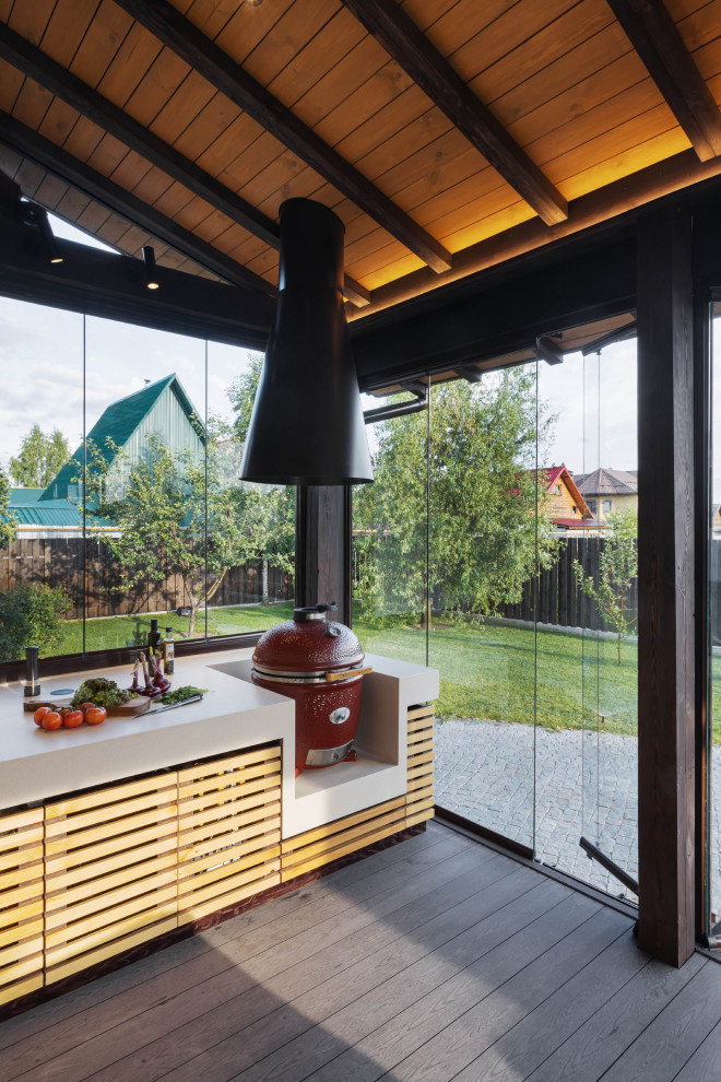 Остекленная терраса ЕЩЕ НЕМНОГО ЛЕТА