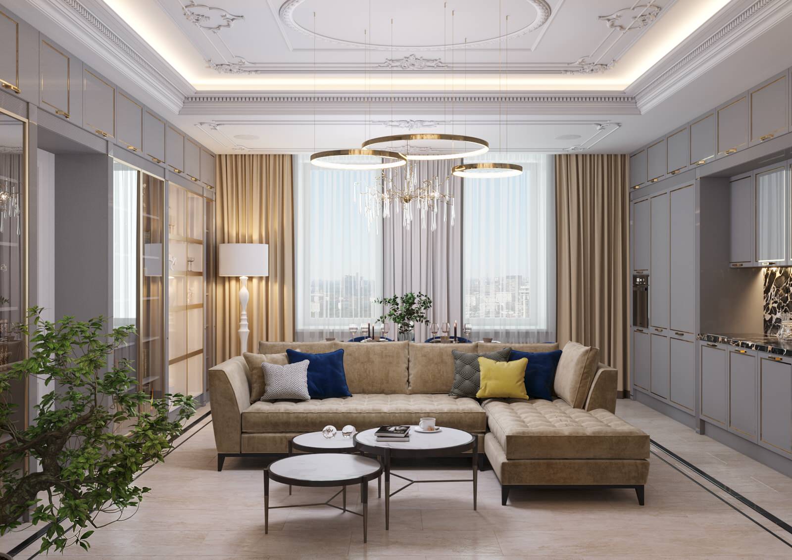 Квартира 155 м2 на ул. Остоженка