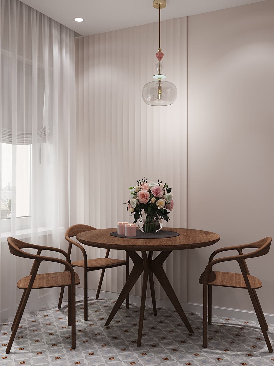 Современная кухня с привкусом ретро