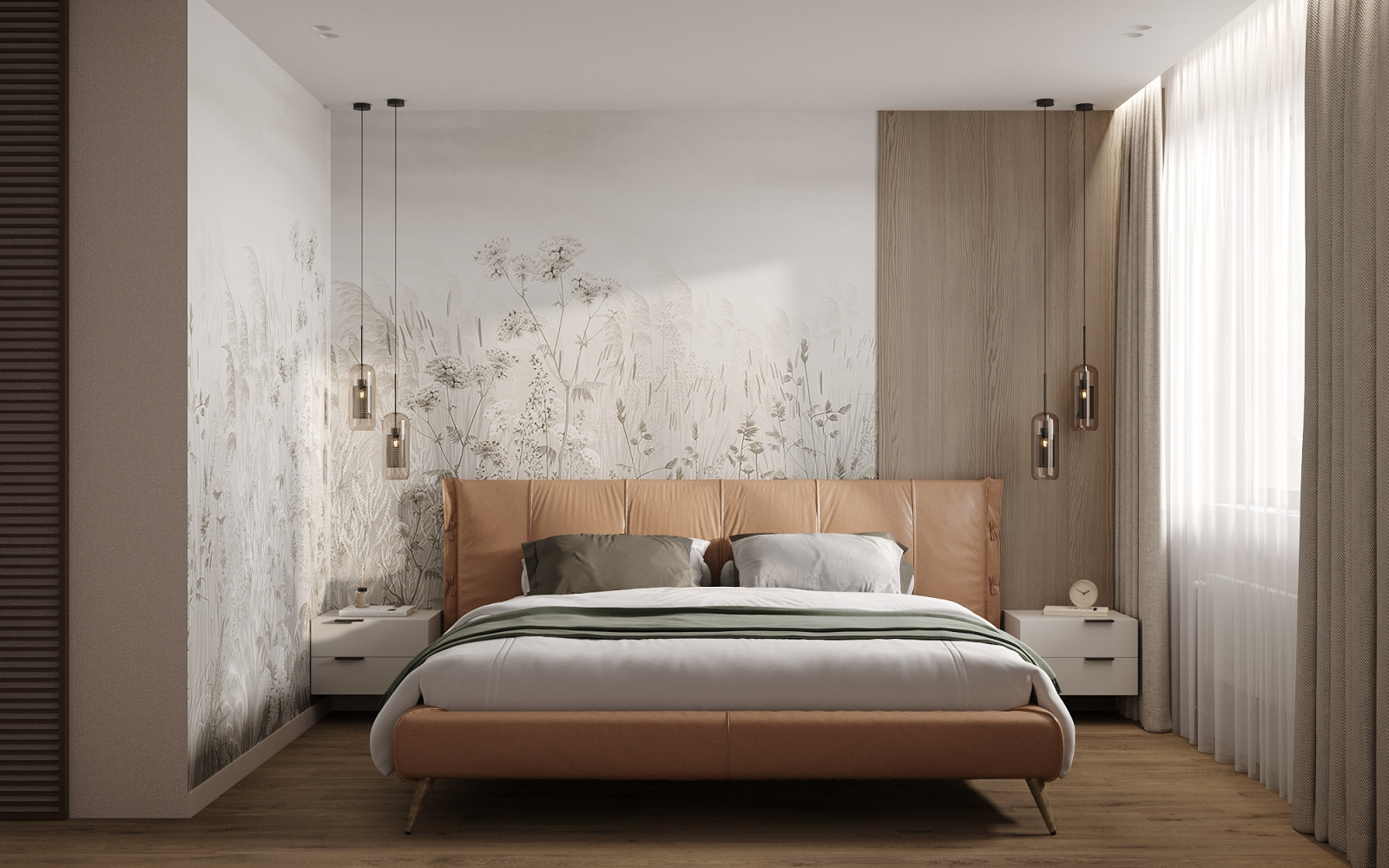 ЖК «Ultra City», квартира в стиле современный минимализм в теплой светлой гамме