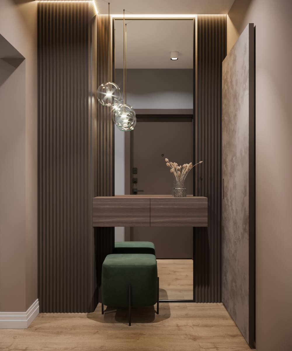 коридор из проекта "StyleHome"