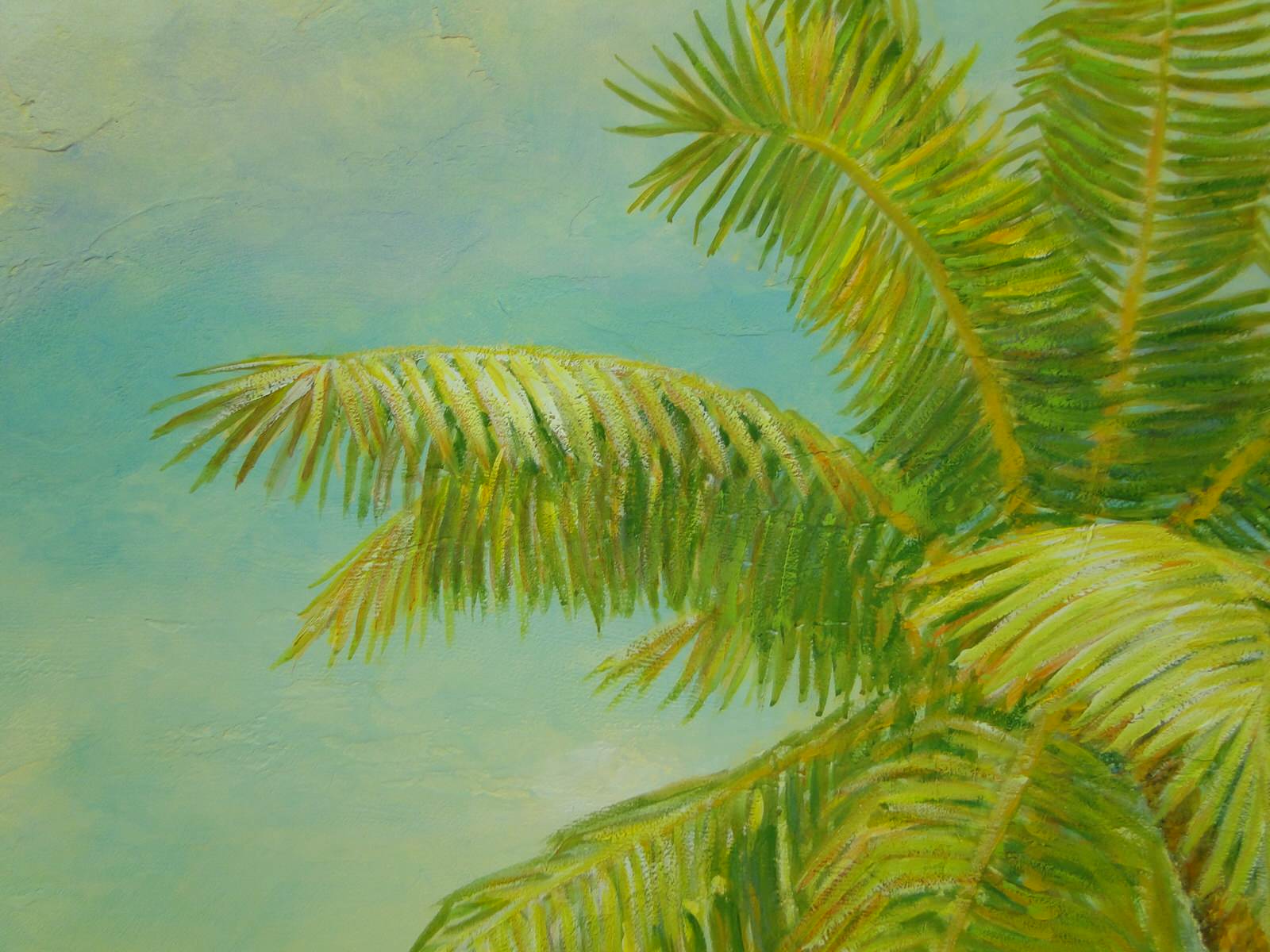 Роспись стен бассейна "Золотой берег"