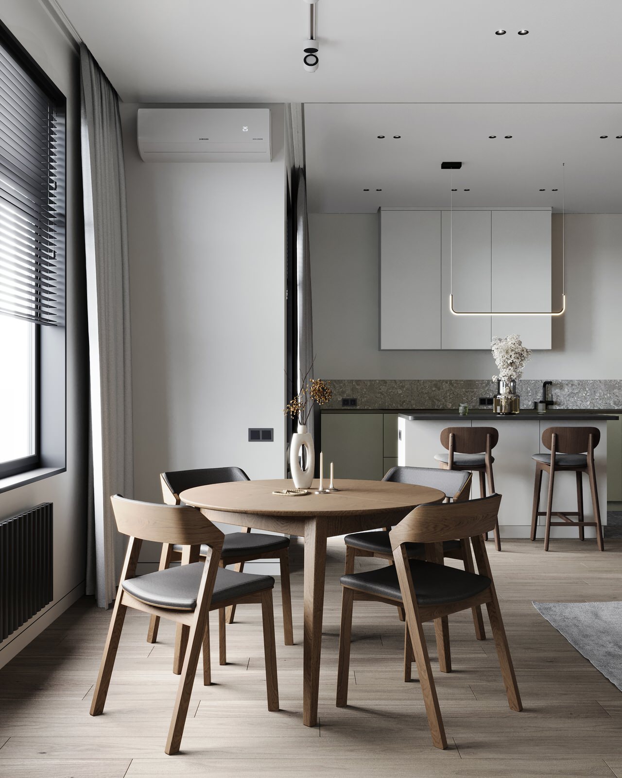 Дизайн интерьера квартиры в ЖК "Притяжение" на Выборгской набережной