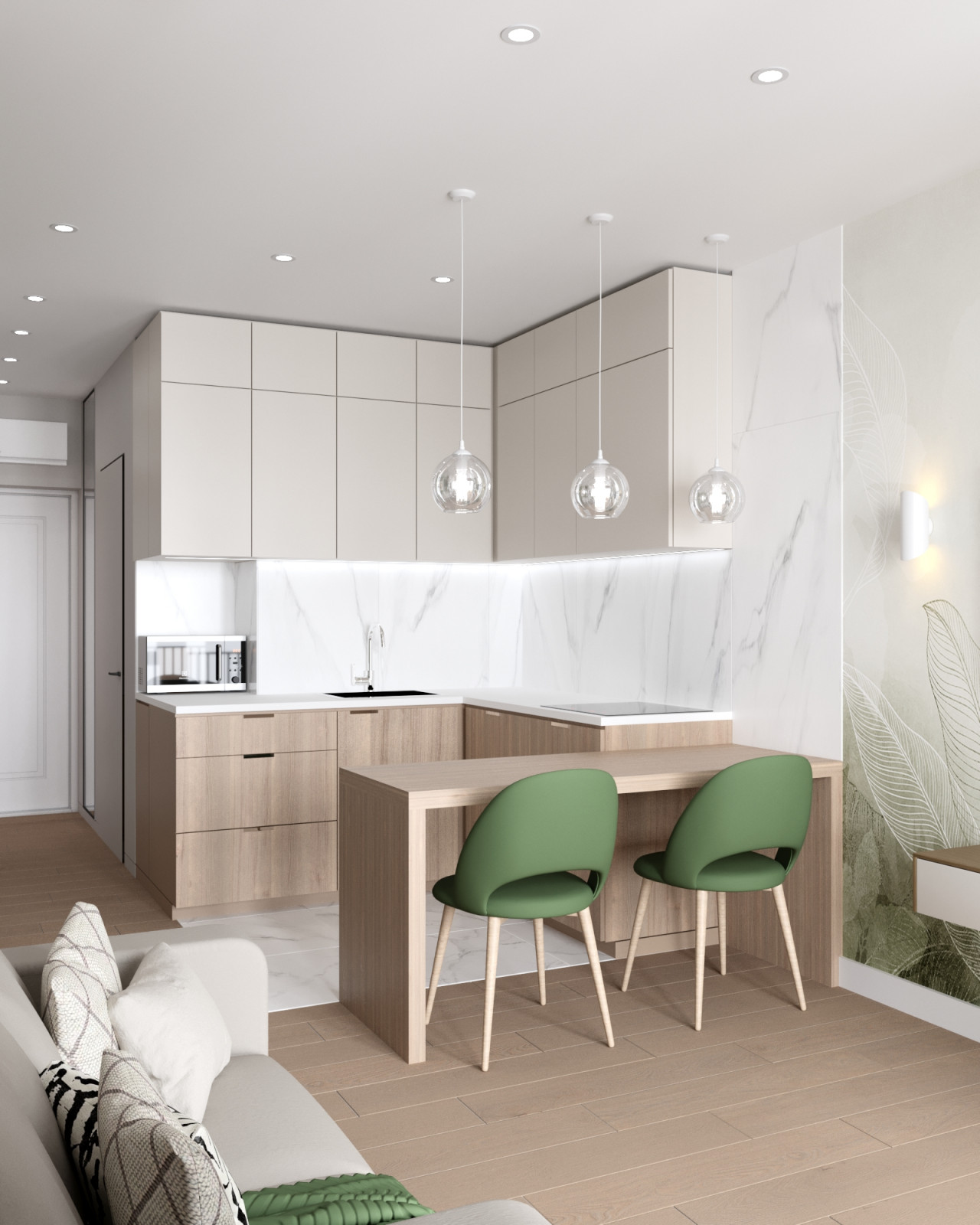 Обложка проекта: Студия для летнего отдыха в Анапе