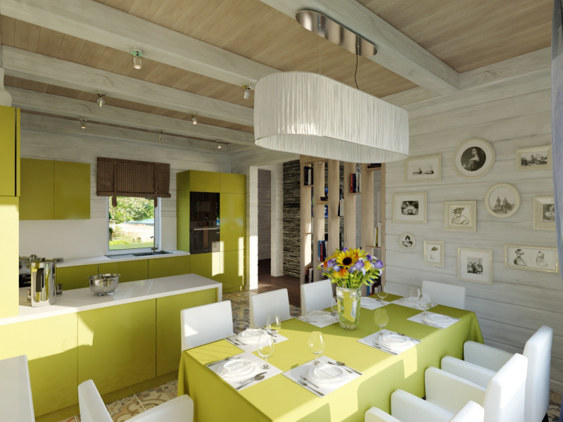 Интерьеры коттеджа в подмосковье