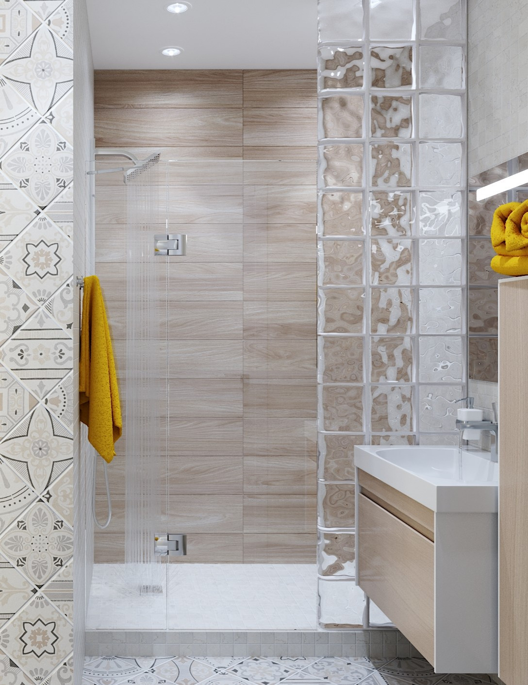 Санузел нестандартной планировки