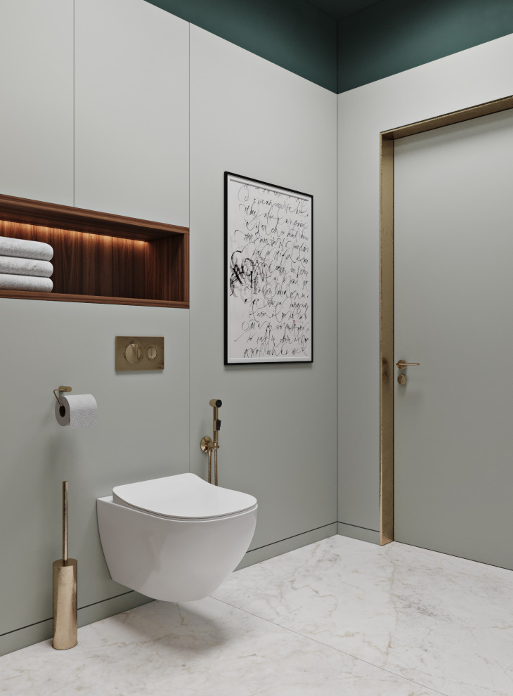 Гостевой санузел в таунхаусе в поселке Новорижский, 277 м2