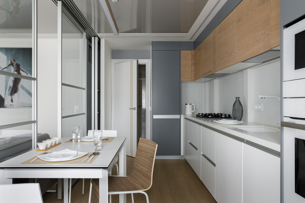 Интерьер трёхкомнатной квартиры в стиле минимализм, г. Калининград