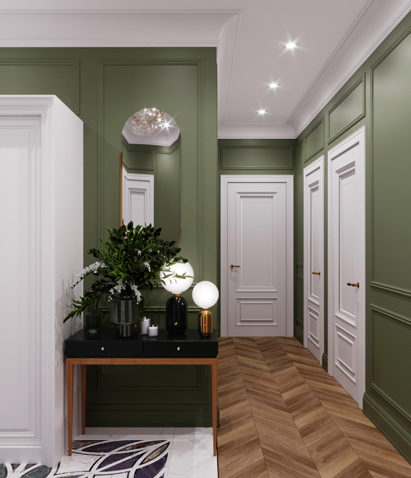 Квартира в стиле современная классика