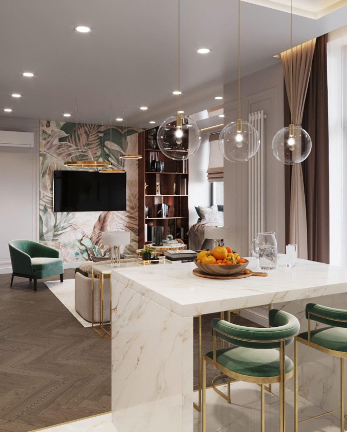 Кухня-гостиная