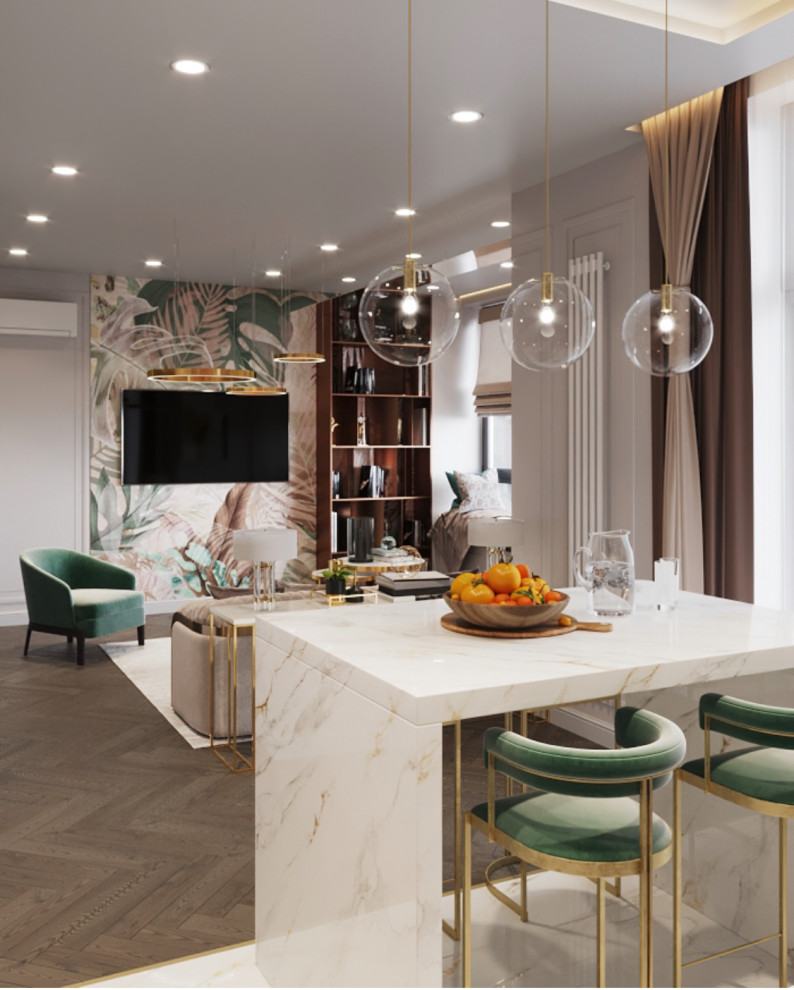 Кухня-гостиная