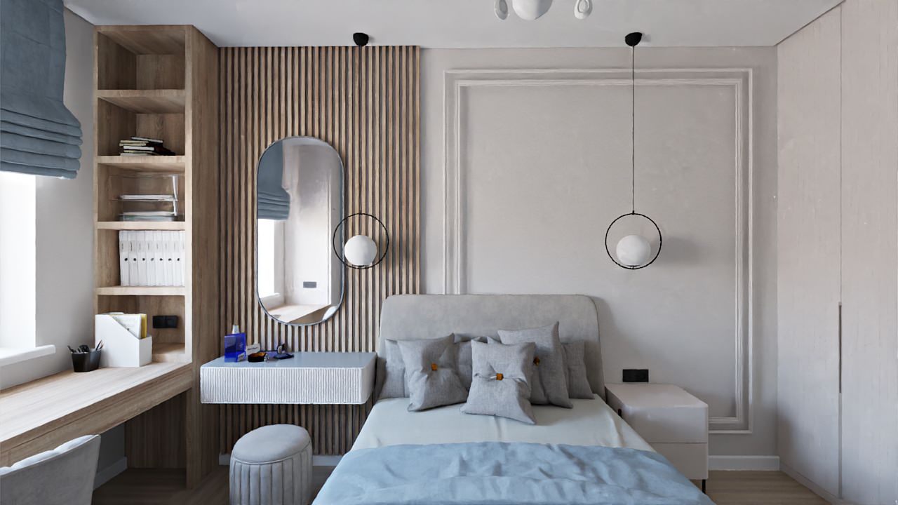 Таунхаус для мамы и дочери-подростка с голубым настроением