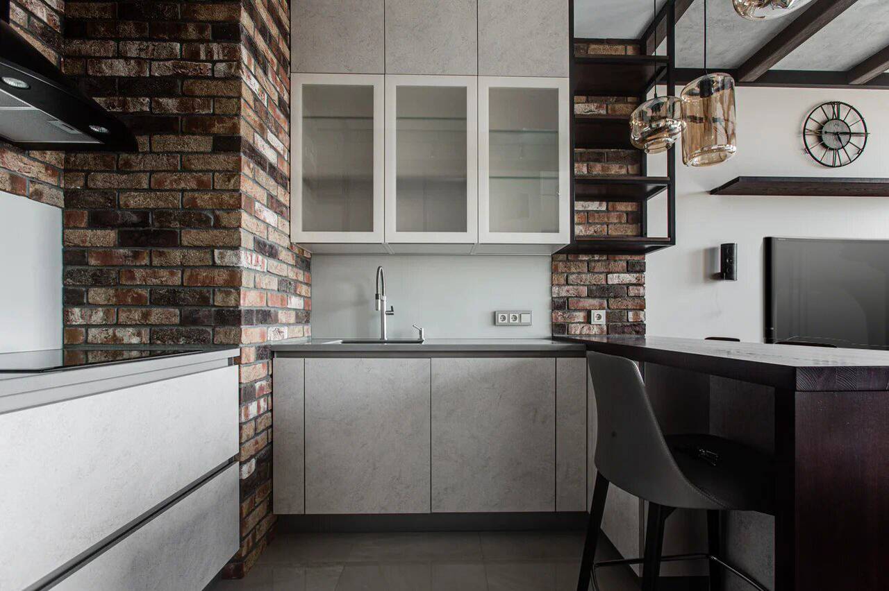 Дизайн интерьера однокомнатной квартиры в ЖК "Union Park"