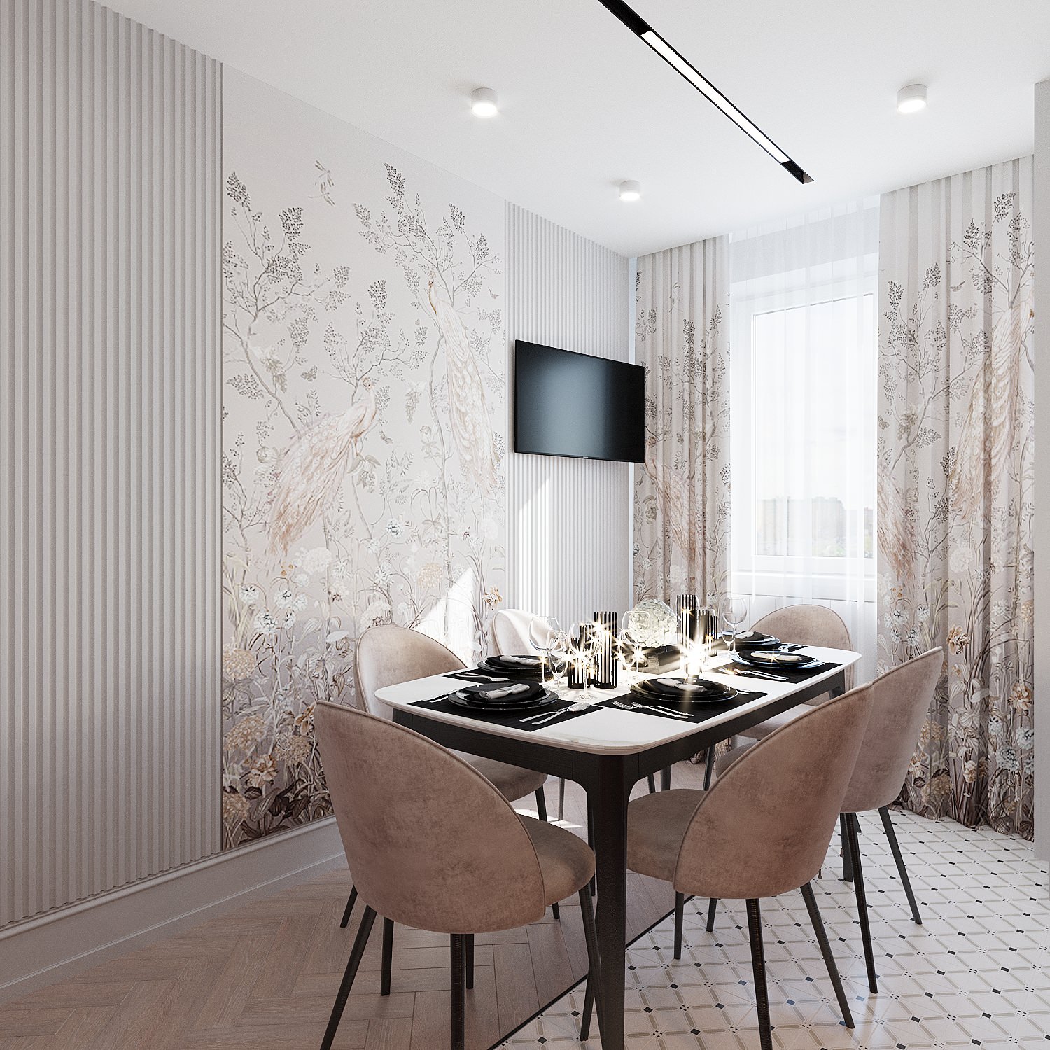 Дизайн проект квартиры 80 кв.м.