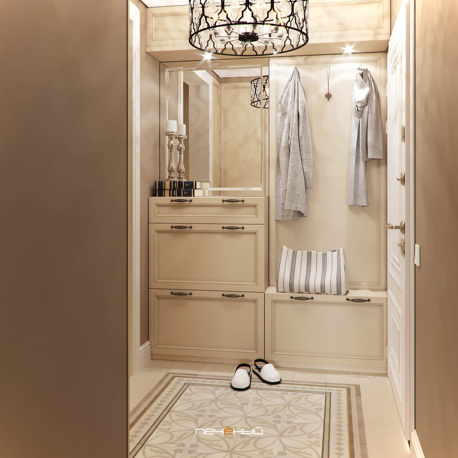 Двухкомнатная современная, уютная квартира