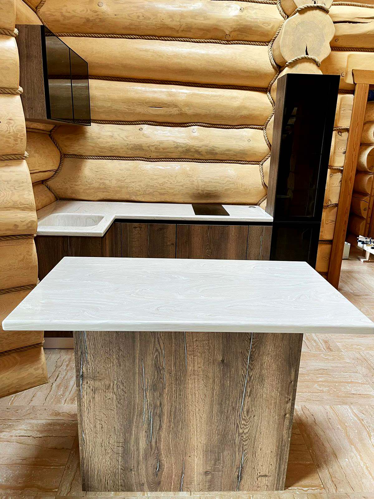 Столешница и кухонный остров из камня Grandex