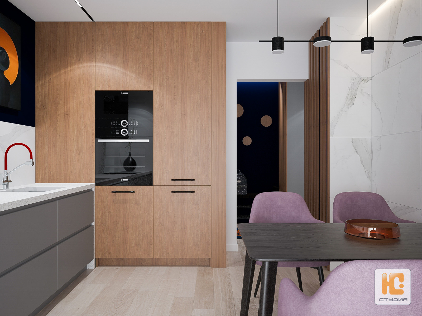 Дизайн-проект квартиры 63,00 м/кв