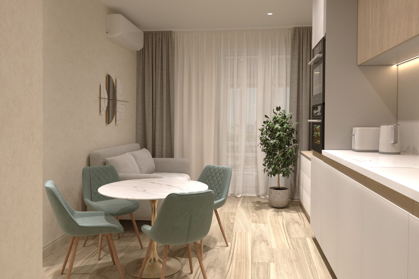 Типовой проект №2 бюджетного ремонта от застройщика.