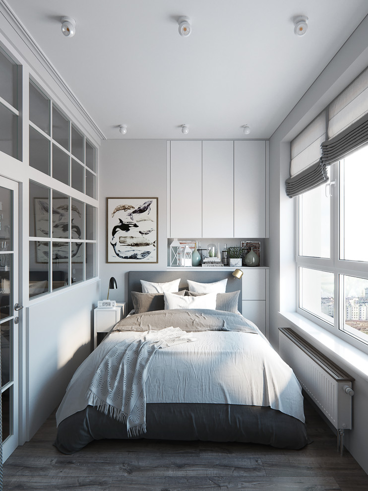 Белая квартира на набережной в ЖК Ривер парк