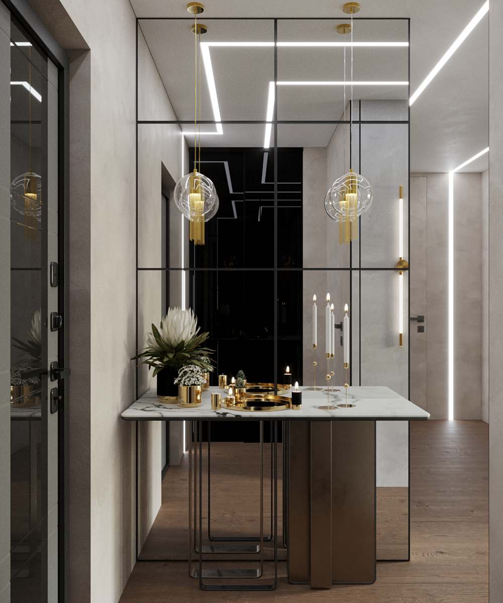 Обложка проекта: Дизайн-проект коридора с гардеробом