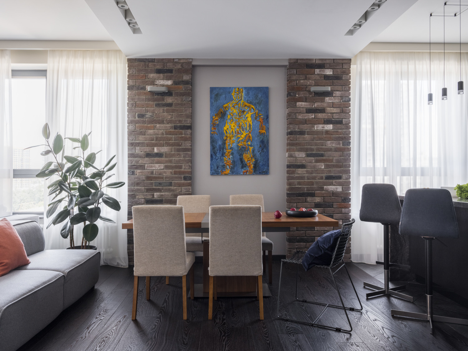 Квартира в ЖК "ФИЛИ ГРАД". Дизайнер: Анастасия Краснова