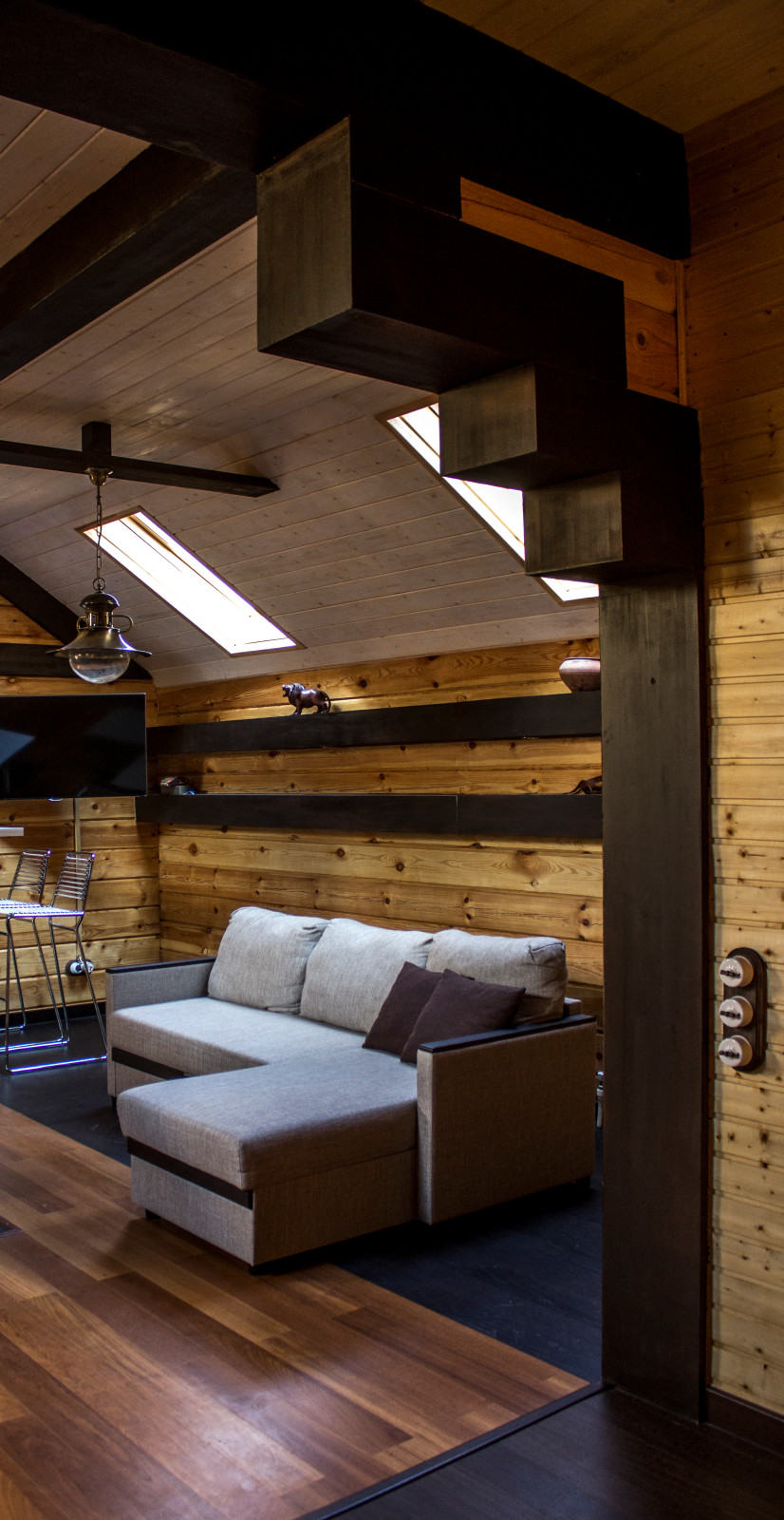 гостиная коттедж "шале на палубе"