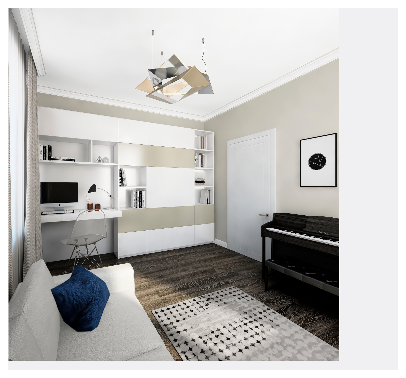 Дизайн квартиры  ЖК"Невский"