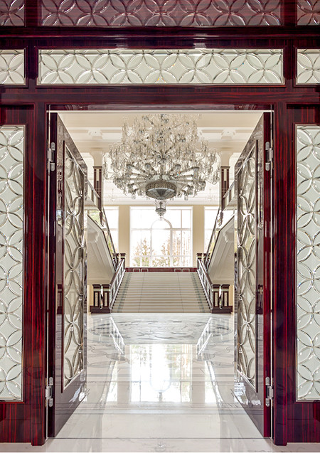 Гравировка на просветленном стекле. Москва.