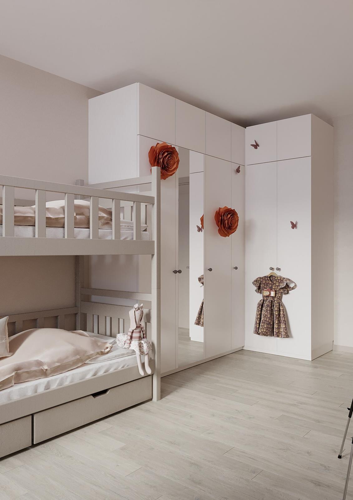 Дизайн детской для девочек